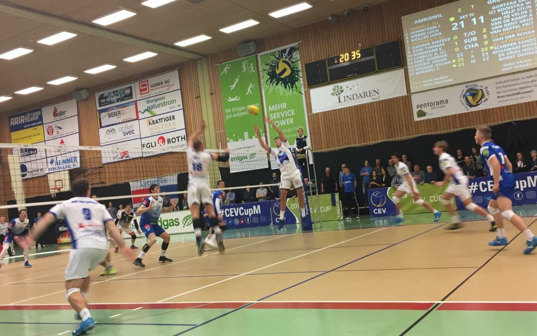 Abiant Lycurgus met 3-1 onderuit in Zwitserland