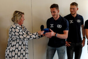 Amysoft Lycurgus ontvangt sportpenning van gemeente Groningen