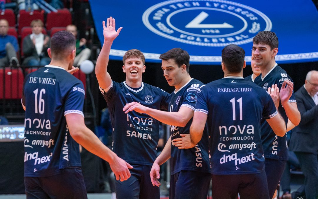 Nova Tech Lycurgus na 3-0 zege weer even koploper