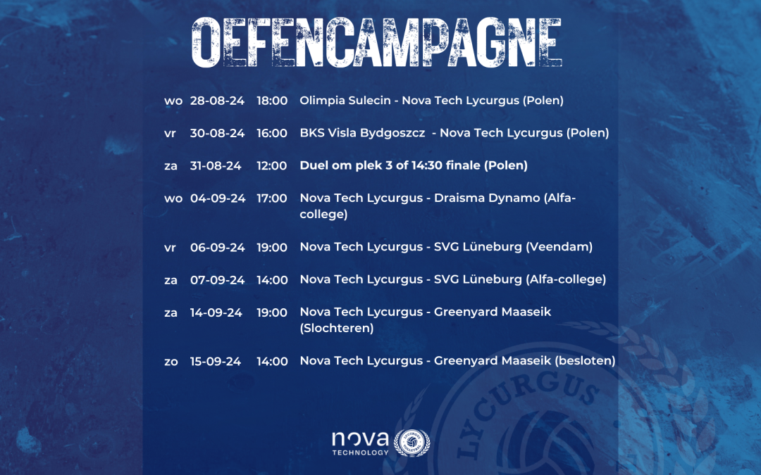 Oefencampagne Nova Tech Lycurgus via Polen naar Groningen
