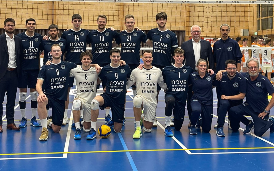 Nova Tech Lycurgus begint Europees avontuur met 3-1 winst