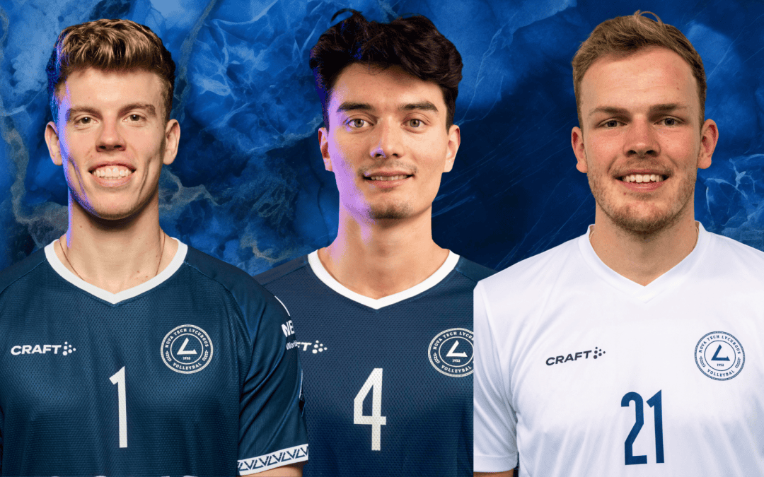 Van Solkema, Brilhuis en Sunde blijven bij Lycurgus